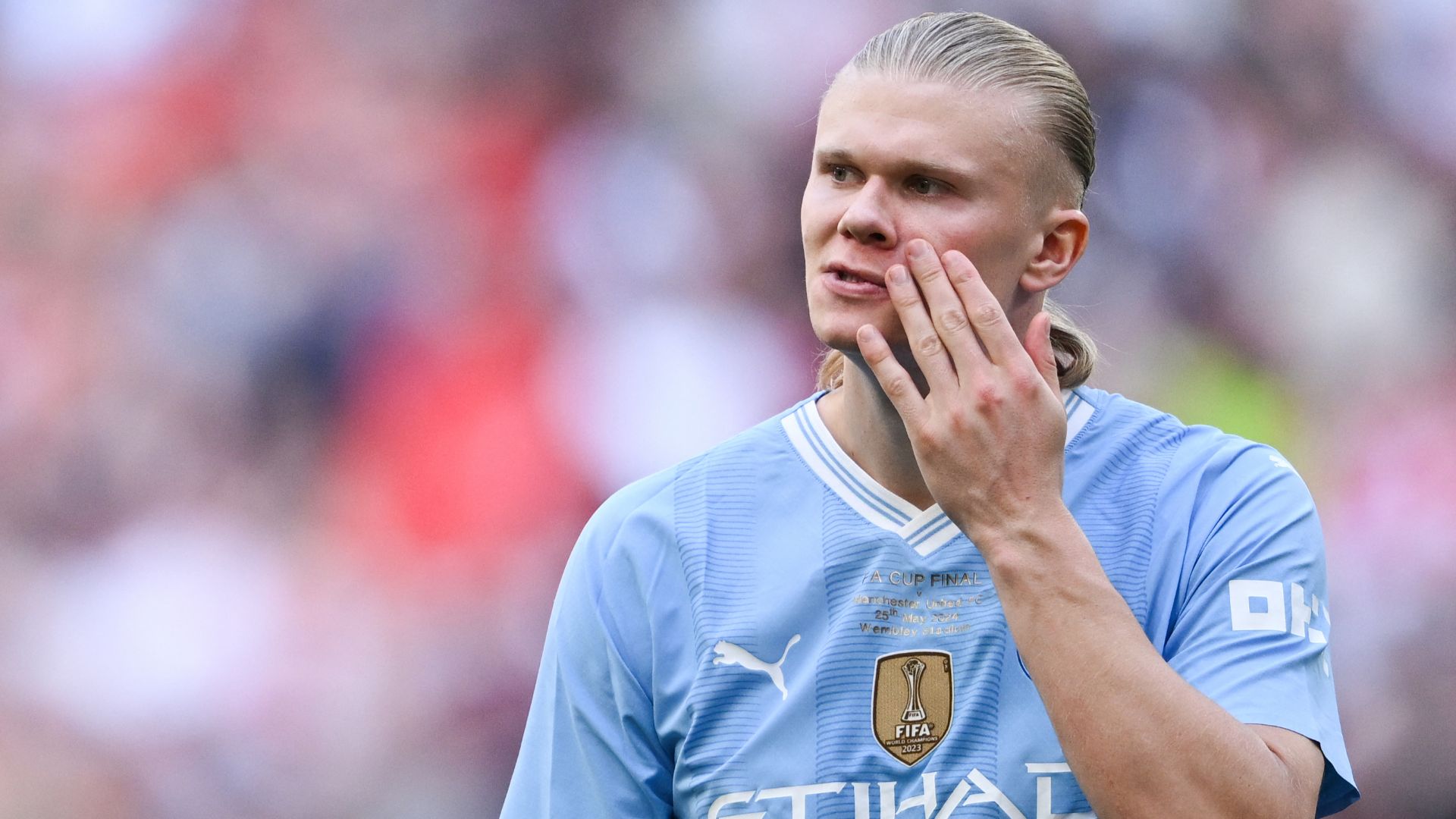 Man City star Erling Haaland continues dreamy summer break with day out